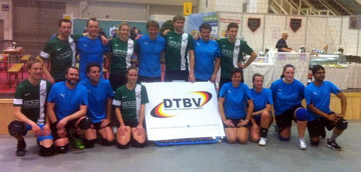 In der Essener Messehalle 6 präsentierten Tchoukballer vom TC Essen und vom TuS Oeckinghausen ihre Sportart.
