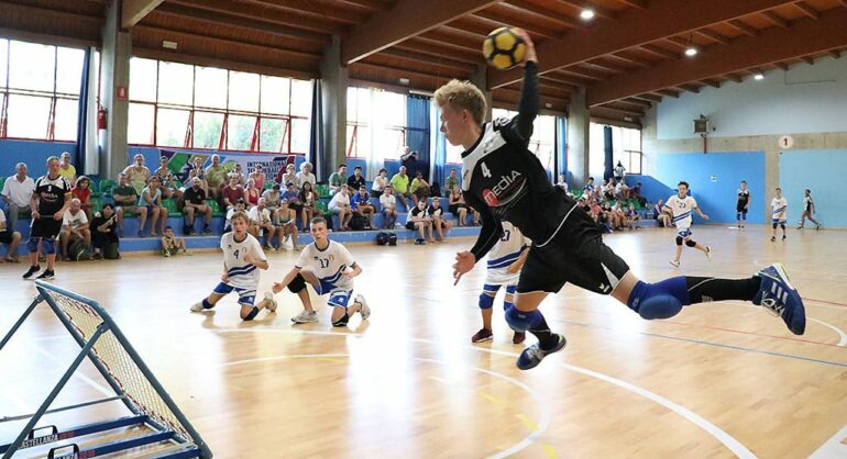 Johann Bärwinkel von der SG Urbich im Spiel gegen Italien B