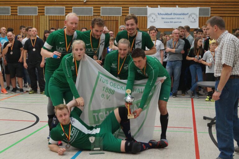 Deutscher Tchoukball-Meister 2018: TuS Oeckinghausen I. (Foto: TBH Düsseldorf)