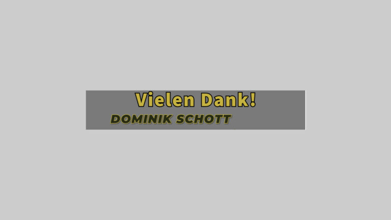 Dominik Schott Abschied